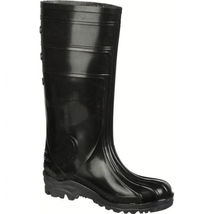 Сапоги мужские цв.черный мод. 155 (р.46) ПВХ с мет. подноском