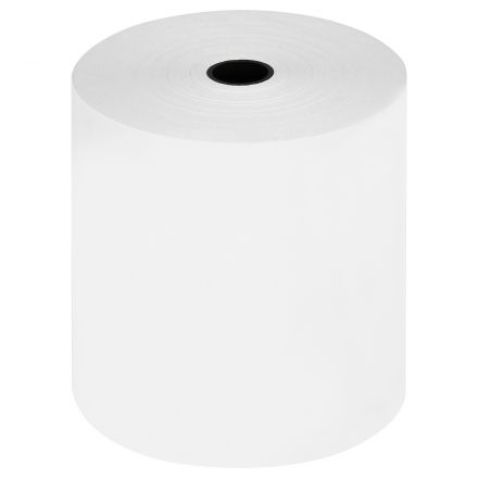 Чековая лента термо 80*70*12 (70м) OfficeSpace эконом, 45г/м2, термослой наружу
