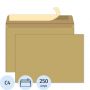Конверты крафт С4 стрип Ecopost 229х324, 80г, 250шт/уп