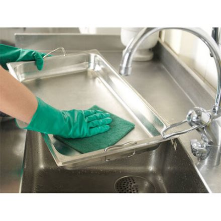 Перчатки МНОГОРАЗОВЫЕ нитриловые VILEDA универсальные, антиаллергенные, размер 8,5-9, L (большой), зеленые, вес 66 г, 174383 Перчатки МНОГОРАЗОВЫЕ нитриловые VILEDA универсальные, антиаллергенные, размер 8,5-9, L (большой), зеленые, вес 66 г, 174383