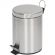 Ведро мусорное с педалью и доводчиком Luscan 5л, матовое, нерж сталь
