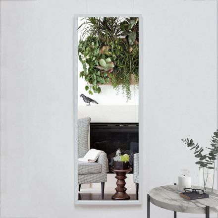 Зеркало МИР_Комус Мебель в раме  ПЛС 400/1200 (КС365006020) серый