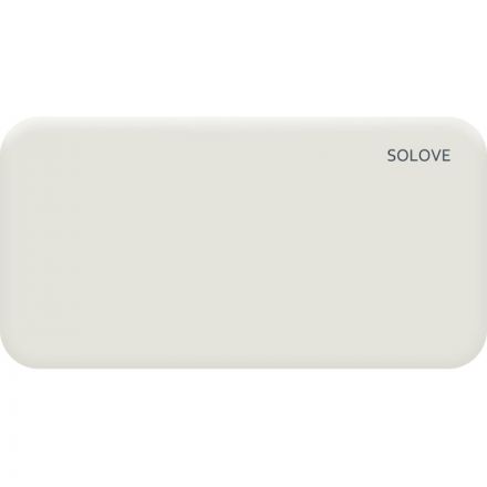 Внешний аккумулятор SOLOVE (Mi) 001M+ 10000mAh, кожаный чехол, белый Внешний аккумулятор SOLOVE (Mi) 001M+ 10000mAh, кожаный чехол, белый