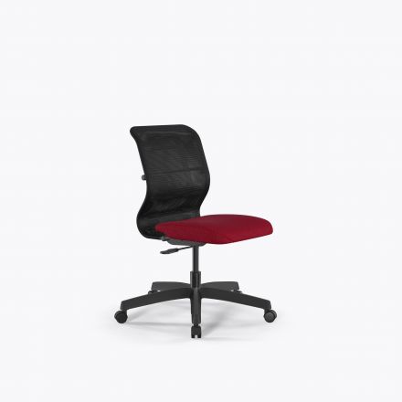 Кресло Sit 8 M4-9 - X2+Bahama /Uh00/Wh12(M01.B02.G15.W01) Черный-Красный