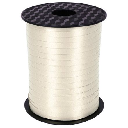 Лента упаковочная декоративная для шаров и подарков, 5 мм х 500 м, бежевая, ЗОЛОТАЯ СКАЗКА, 591814