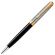Ручка шариковая PARKER "Sonnet Premium Metal Black GT", корпус серебристый, детали золото, черная, 2119787