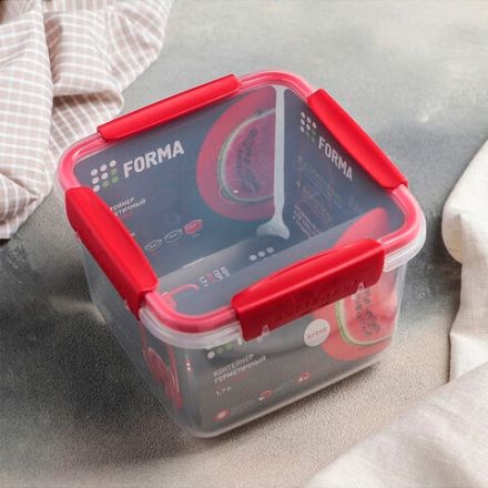 Контейнер с крышкой пищевой 1,7 л герметичный, BUTTERFLY, ланч бокс, 11х15,6х15,6 см, прозрачный, 4378559, 437855900 Контейнер с крышкой пищевой 1,7 л герметичный, BUTTERFLY, ланч бокс, 11х15,6х15,6 см, прозрачный, 4378559, 437855900