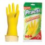 Перчатки МНОГОРАЗОВЫЕ латексные PACLAN "Practi Universal", хлопчатобумажное напыление, размер 7,5-8, M (средний), желтые, 407894 Перчатки МНОГОРАЗОВЫЕ латексные PACLAN "Practi Universal", хлопчатобумажное напыление, размер 7,5-8, M (средний), желтые, 407894