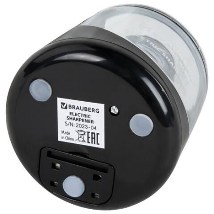 Точилка электрическая BRAUBERG DOUBLE BLADE BLACK, двойное лезвие, питание от 2 батареек АА, 271336 Точилка электрическая BRAUBERG DOUBLE BLADE BLACK, двойное лезвие, питание от 2 батареек АА, 271336