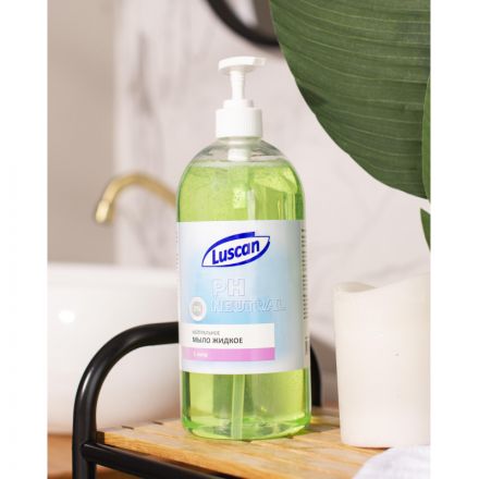 Мыло жидкое Luscan нейтральное с дозатором 1л Мыло жидкое Luscan нейтральное с дозатором 1л