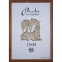 Рамка деревянная А4 коричневого цвета 1301