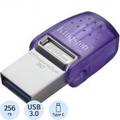 Флеш-память Kingston microDuo 3C G3, 256 Гб, USB 3.2 & USB Type-C и Type-A Флеш-память Kingston microDuo 3C G3, 256 Гб, USB 3.2 & USB Type-C и Type-A