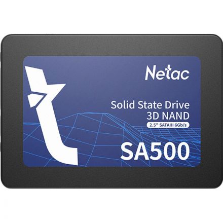SSD накопитель Netac SSD SA500 512GB 2.5 SATA 3D NAND(NT01SA500-512-S3X)