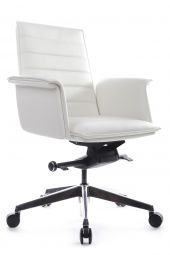 Кресло Rubens-M В1819-2 Белый (6207) натуральная кожа 68*68*98-104