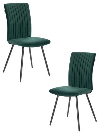 Стул обеденный Monte Carlo (2 шт. в упаковке) TREND, велюр, Deep Forest (изумруд), 49х51х93 см Стул обеденный Monte Carlo (2 шт. в упаковке) TREND, велюр, Deep Forest (изумруд), 49х51х93 см