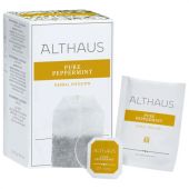 Чай ALTHAUS "Pure Peppermint" травяной, 20 пакетиков в конвертах по 1,75 г, ГЕРМАНИЯ, TALTHB-DP0037