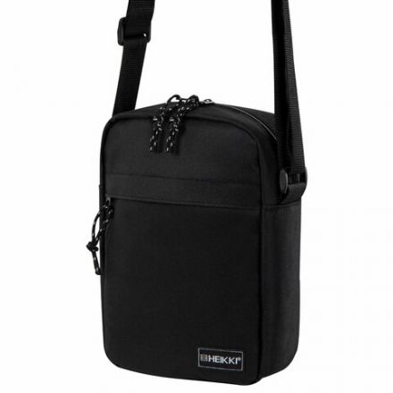 Сумка на плечо HEIKKI COMPACT (ХЕЙКИ), два кармана, черная, 22х17х6 см, 272630 Сумка на плечо HEIKKI COMPACT (ХЕЙКИ), два кармана, черная, 22х17х6 см, 272630