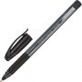 Ручка шариковая одноразовая Attache Glide Trio Grip черная (толщина линии 0.5 мм)