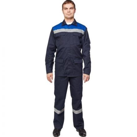 Костюм рабочий летний муж л05-КБР син/вас (р.48-50) 194-200 (Арсенал-СП)
