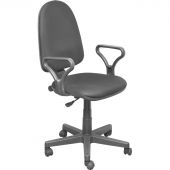 Кресло офисное Prestige GTP RU серое (ткань/пластик)