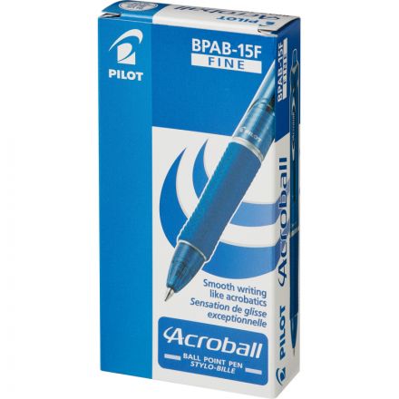 Ручка шариковая автоматическая Pilot Acroball синяя (толщина линии 0.28 мм)