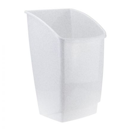 Ведро мусорное 15 л, пластиковое, с крышкой-вертушкой, мрамор_СПБ Ведро мусорное 15 л, пластиковое, с крышкой-вертушкой, мрамор_СПБ