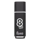 Флеш-диск 8 GB, SMARTBUY Glossy, USB 2.0, черный, SB8GBGS-K Флеш-диск 8 GB, SMARTBUY Glossy, USB 2.0, черный, SB8GBGS-K
