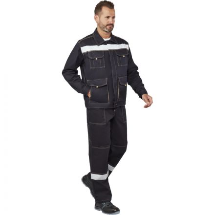 Костюм рабочий летний муж л44-КПК т.син/беж (р.52-54) 182-188 (Троя)