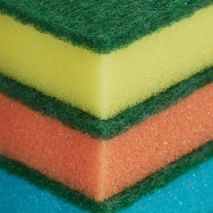 Губки для мытья посуды Luscan Мини поролоновые 80x50x26 мм 10 штук в упаковке Губки для мытья посуды Luscan Мини поролоновые 80x50x26 мм 10 штук в упаковке