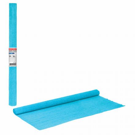 Бумага гофрированная/креповая, 32 г/м2, 50х250 см, голубая, в рулоне, BRAUBERG, 126534 Бумага гофрированная/креповая, 32 г/м2, 50х250 см, голубая, в рулоне, BRAUBERG, 126534