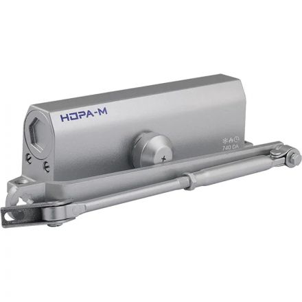 Доводчик НОРА-М 740 DA (от 60 до 110кг) (сер.) с задержкой закрывания Доводчик НОРА-М 740 DA (от 60 до 110кг) (сер.) с задержкой закрывания