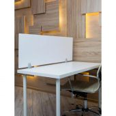 Экран BSL_Акриловый на струбцине, 600x400x3 Белый глухой