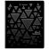 Тетрадь А5, 48 л., BRAUBERG, скоба, клетка, матовая ламинация, выборочный лак, "Black" (микс в спайке), 404375