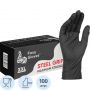 Перчатки одноразовые нитрил Steel Grip цв.черный (50 пар/уп)р.XXL,ПС