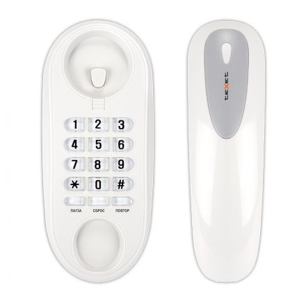 Телефон проводной teXet TX-236 светло-серый Телефон проводной teXet TX-236 светло-серый