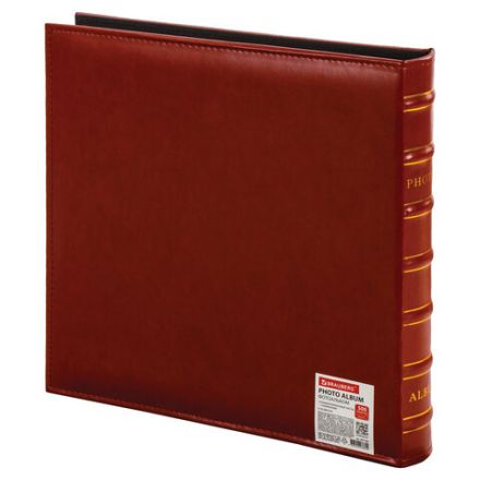 Фотоальбом BRAUBERG "Delta" на 500 фото 10х15 см, под гладкую кожу, коричневый, 391182 Фотоальбом BRAUBERG "Delta" на 500 фото 10х15 см, под гладкую кожу, коричневый, 391182