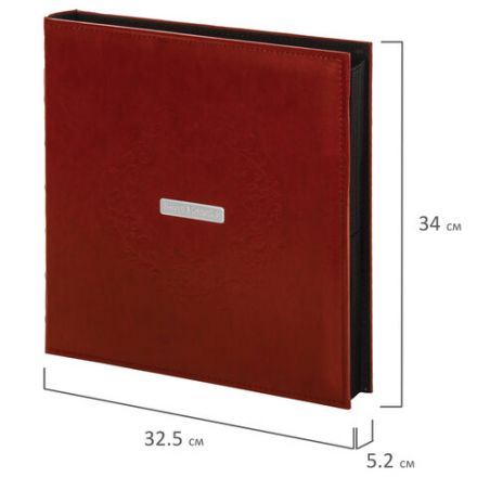 Фотоальбом BRAUBERG "Delta" на 500 фото 10х15 см, под гладкую кожу, коричневый, 391182 Фотоальбом BRAUBERG "Delta" на 500 фото 10х15 см, под гладкую кожу, коричневый, 391182