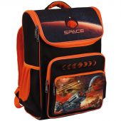 Ранец ArtSpace облегченный Happy School "Cosmic" 39*28*18см, 1 отделение, 4 кармана, анатомическая спинка Ранец ArtSpace облегченный Happy School "Cosmic" 39*28*18см, 1 отделение, 4 кармана, анатомическая спинка