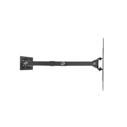 Кронштейн-крепление для ТВ настенный, до 30 кг, VESA 100х100-200х200, 23"-43", черный, SONNEN, 455947