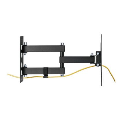 Кронштейн-крепление для ТВ настенный, до 30 кг, VESA 100х100-200х200, 23"-43", черный, SONNEN, 455947