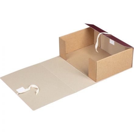 Папка архивная с завязками 120мм Attache Economy клапан микрогофра,складная Папка архивная с завязками 120мм Attache Economy клапан микрогофра,складная