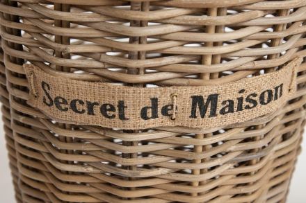 Корзина Secret de Maison Янбе/Yanbe (набор из 2 штук) натуральный ротанг, 31х31х44/39х39х54, натуральный кубу