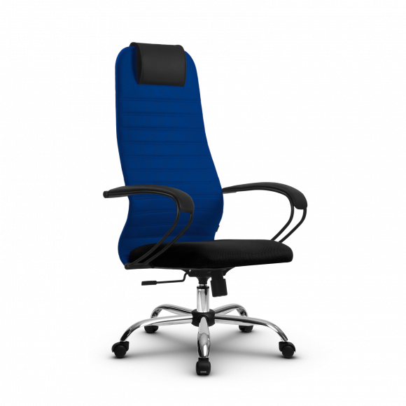 Кресло Metta SU-BP-10 синее/черное Ch