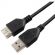 Кабель USB 2.0 AM/AF, 1.8 м, фер, экр, Cablexpert, чер, CCF-USB2-AMAF-6
