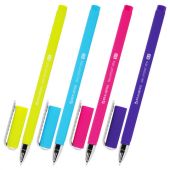 Ручка шариковая BRAUBERG SOFT TOUCH STICK "NEON", СИНЯЯ, мягкое покрытие, корпус ассорти, узел 0,7 мм, 143697 Ручка шариковая BRAUBERG SOFT TOUCH STICK "NEON", СИНЯЯ, мягкое покрытие, корпус ассорти, узел 0,7 мм, 143697