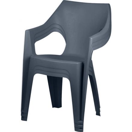 Кресло PR_Decorona DeForma 550x535x785 мм графитовый шторм