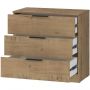 Комод средний Tower 12К.003 809х450х784 teakwood,HOME Комод средний Tower 12К.003 809х450х784 teakwood,HOME