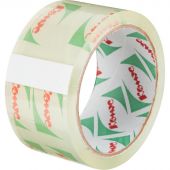 Клейкая лента упаковочная Комус 48мм х 50м 45мкм кристал-прозрачная Клейкая лента упаковочная Комус 48мм х 50м 45мкм кристал-прозрачная