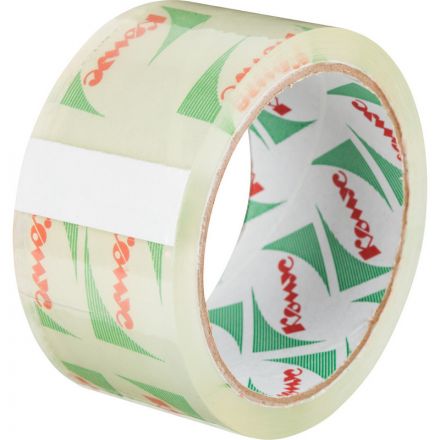 Клейкая лента упаковочная Комус 48мм х 50м 45мкм кристал-прозрачная Клейкая лента упаковочная Комус 48мм х 50м 45мкм кристал-прозрачная