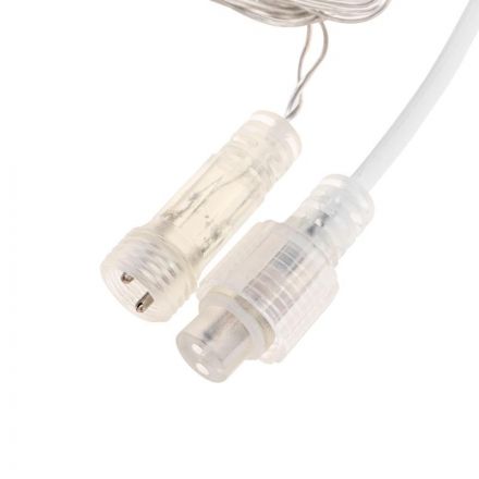 Электрогирлянда АЙСИКЛ (бахрома) 5х0,6м, IP44, 112LED Теп бел 255-526